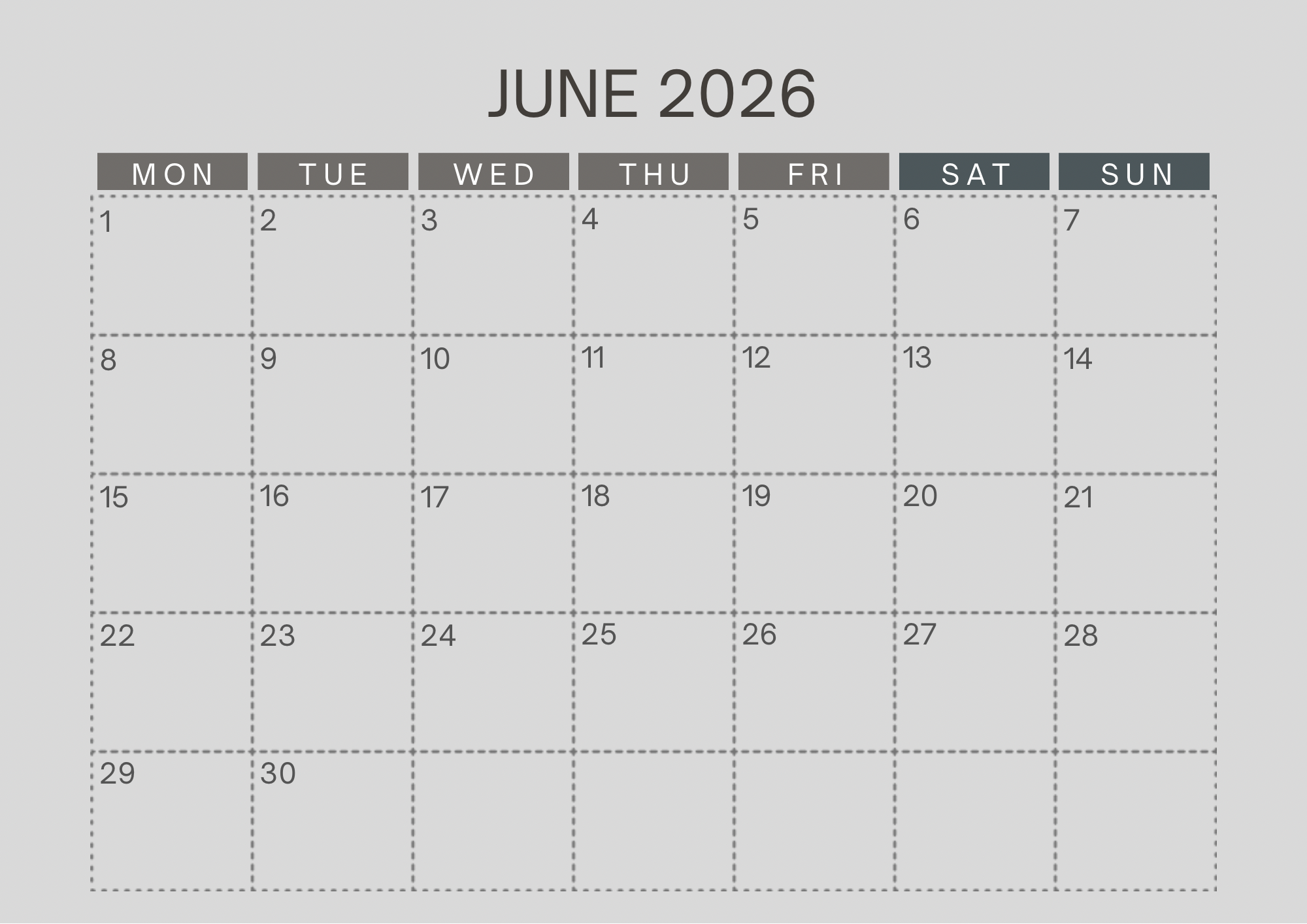 P&S Monthly Tracker - 06